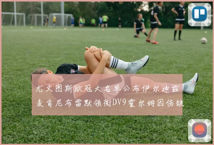 尤文图斯欧冠大名单公布伊尔迪兹麦肯尼布雷默领衔DV9霍尔姆因伤缺席