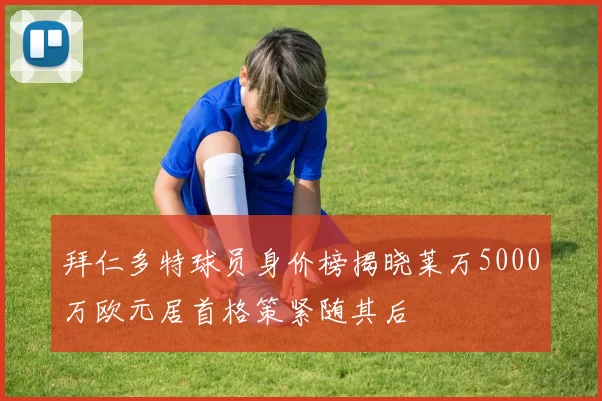 拜仁多特球员身价榜揭晓莱万5000万欧元居首格策紧随其后